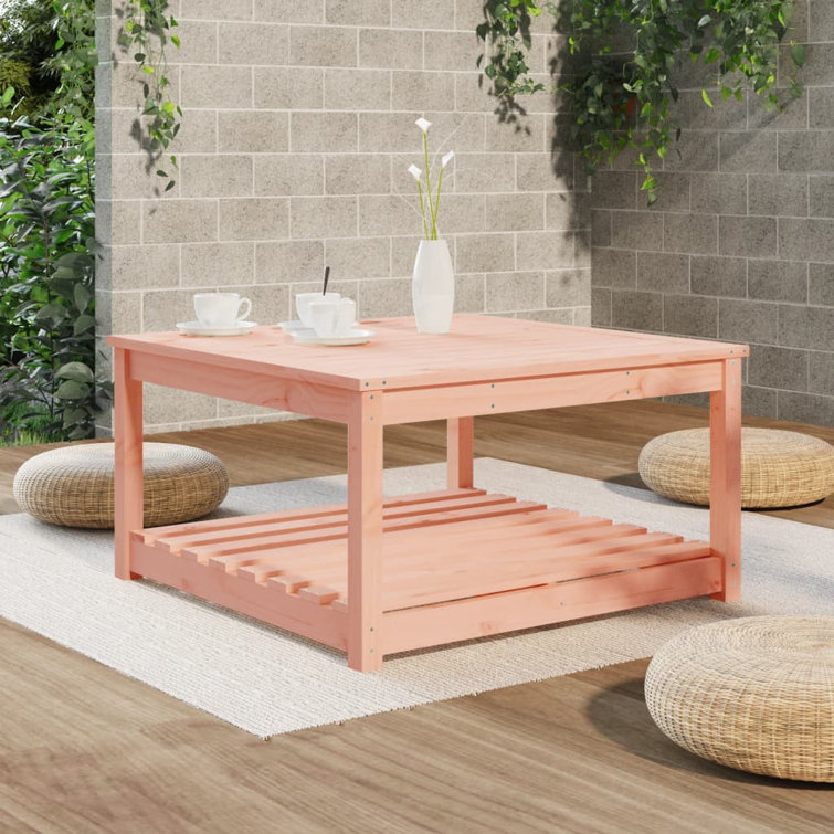 Outdoor coffee store table rectangle